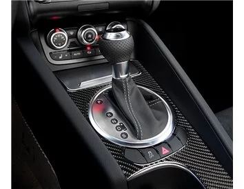Audi TT 2008-2014-Coupe 3D Obloženie interiérovej palubnej dosky Sada obloženia palubnej dosky Dekor 20 dielov
