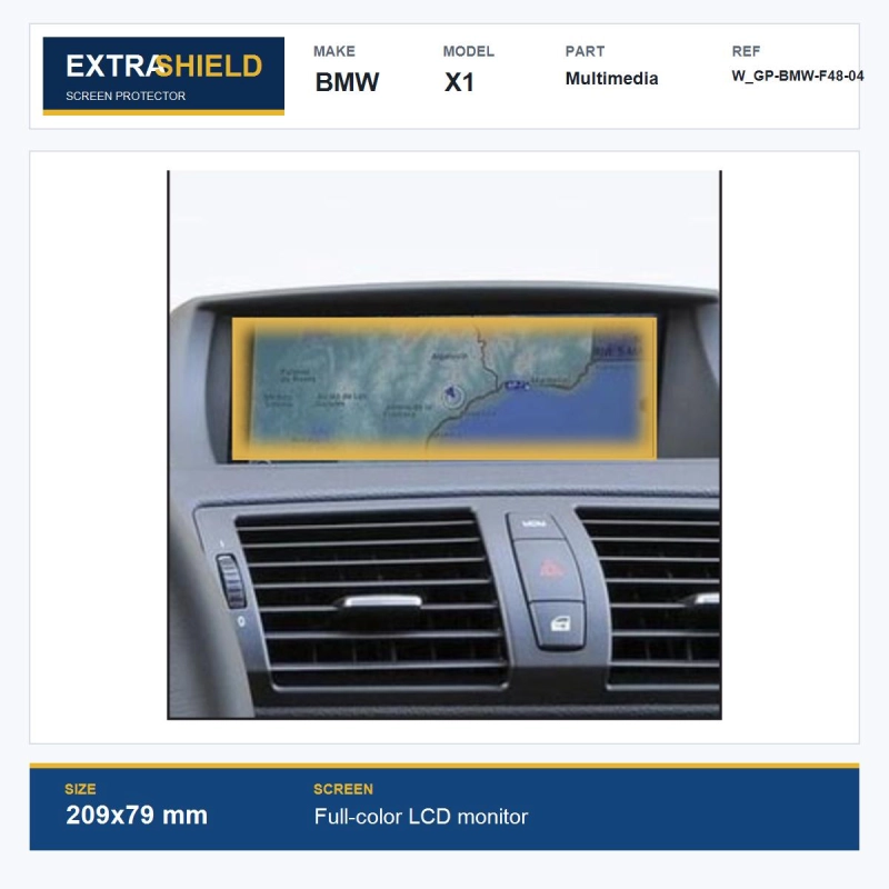 BMW X1 Multimedia ExtraShield Screen Protector