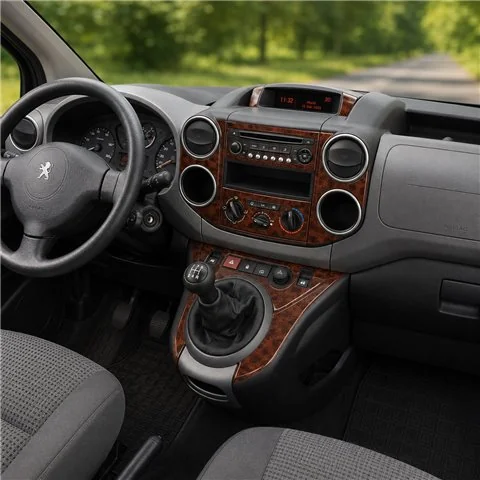 Peugeot Partner 2008+ 3D dekor palubnej dosky, 40 dielov