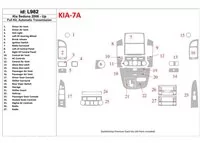Kompletná sada Kia Sedona 2006-UP, súprava obloženia interiéru automatickej prevodovky BD - 1 Kompletná sada Kia Sedona 2006-UP, súprava obloženia interiéru automatickej prevodovky BD - 1
