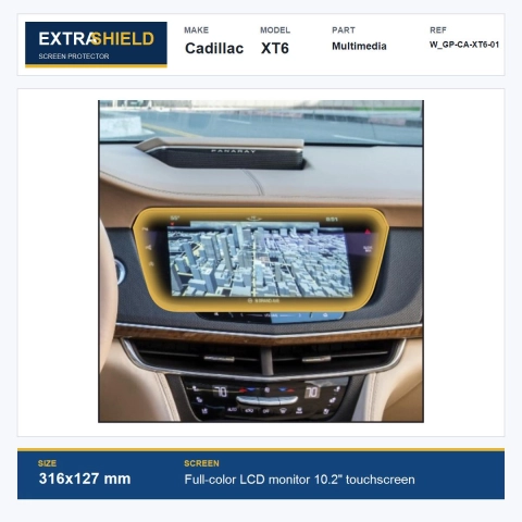 Cadillac XT6 Multimedia ExtraShield Screen Protector