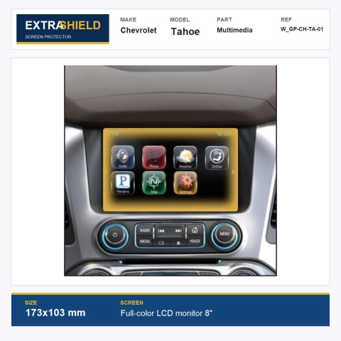 Chevrolet Tahoe Multimedia ExtraShield Screen Protector