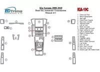 Základná sada KIA Sorento 2008-2010, automatická prevodovka, bez vyhrievaných sedadiel, interiér BD Dash Dem Kit - 2 Základná sada KIA Sorento 2008-2010, automatická prevodovka, bez vyhrievaných sedadiel, interiér BD Dash Dem Kit - 2