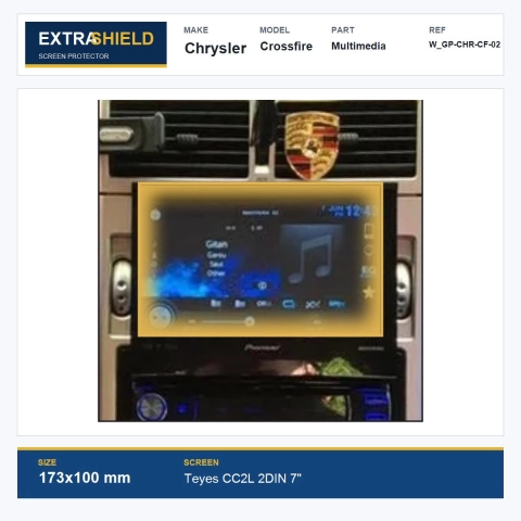 Chrysler Crossfire Multimedia ExtraShield Screen Protector