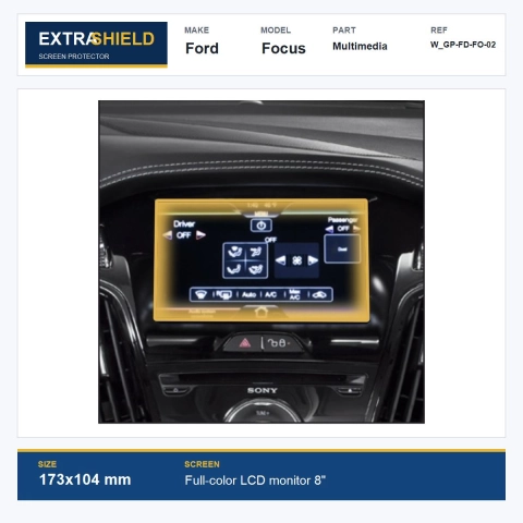 Ford Focus Multimedia ExtraShield Screen Protector