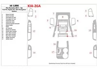 Kompletná sada KIA Sorento 2011-UP, bez systému NAVI Interiér BD Dash Trim Kit - 1 Kompletná sada KIA Sorento 2011-UP, bez systému NAVI Interiér BD Dash Trim Kit - 1