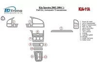 Kompletná sada Kia Spectra 2002-2004, súprava obloženia interiéru automatickej prevodovky BD - 1