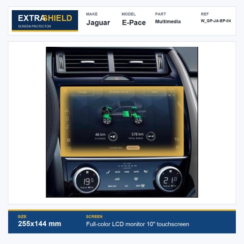 Jaguar E-Pace Multimedia ExtraShield Screen Protector