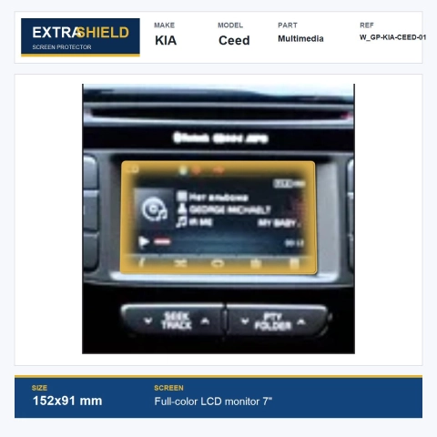 KIA Ceed Multimedia ExtraShield Screen Protector