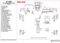 KIA Sportage 2009-2010 Kompletná súprava interiéru BD Dash Trim Kit - 1 KIA Sportage 2009-2010 Kompletná súprava interiéru BD Dash Trim Kit - 1
