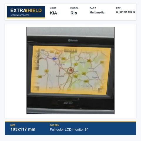 KIA Rio Multimedia ExtraShield Screen Protector