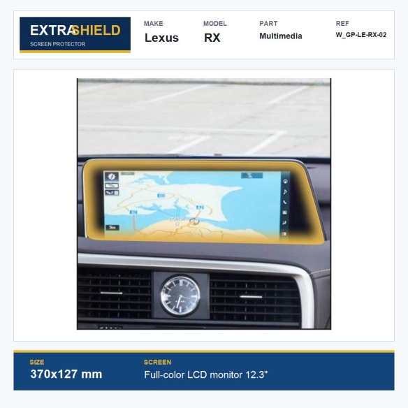 Lexus RX Multimedia ExtraShield Screen Protector