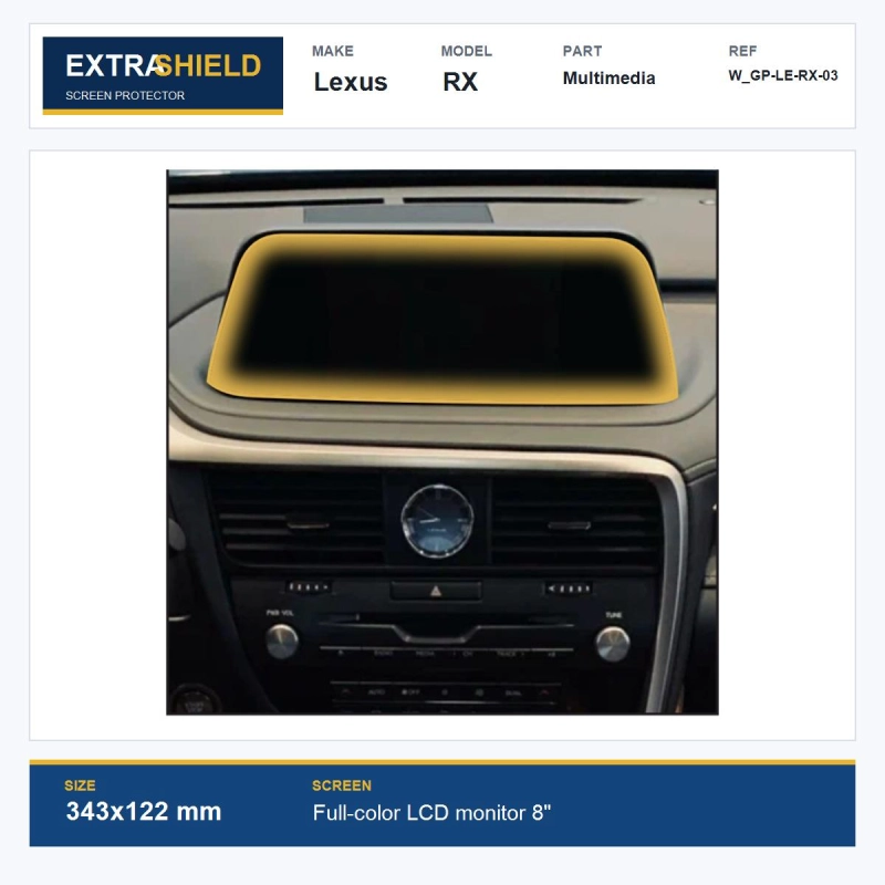 Lexus RX Multimedia ExtraShield Screen Protector