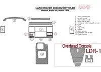 Land Rover Discovery 1995-1998 Manuálna prevodovka, Základná sada, Súprava OEM Interiér BD Dash Trim Kit - 1