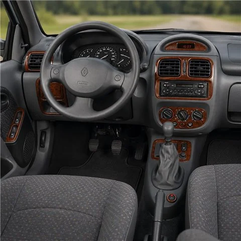 Renault Clio 1998-2001 3D dekor palubnej dosky, 18 dielov