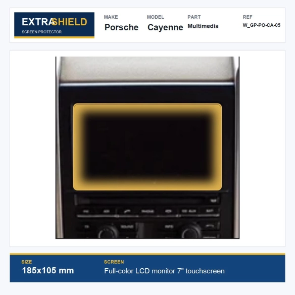 Porsche Cayenne Multimedia ExtraShield Screen Protector