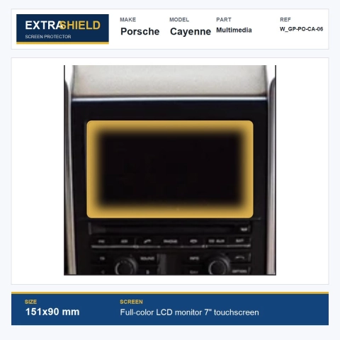 Porsche Cayenne Multimedia ExtraShield Screen Protector