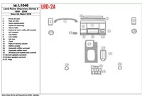 Základná súprava Land Rover Discovery 1999-2004, súprava OEM interiéru BD Dash Trim Kit - 1