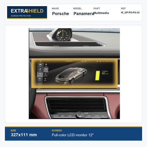 Porsche Panamera Multimedia ExtraShield Screen Protector