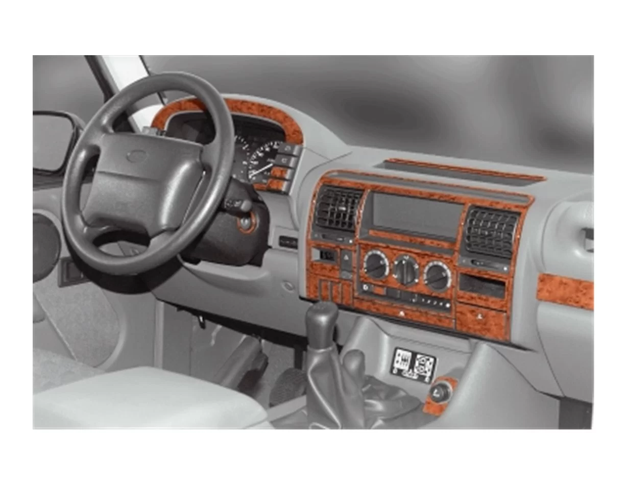 Land Rover Discovery I 01.90-09.98 Súprava obloženia palubnej dosky interiéru 3D Dekor 30 dielov - 1