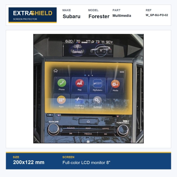 Subaru Forester Multimedia ExtraShield Screen Protector