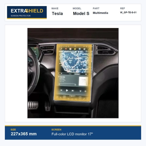 Tesla Model S Multimedia ExtraShield Screen Protector