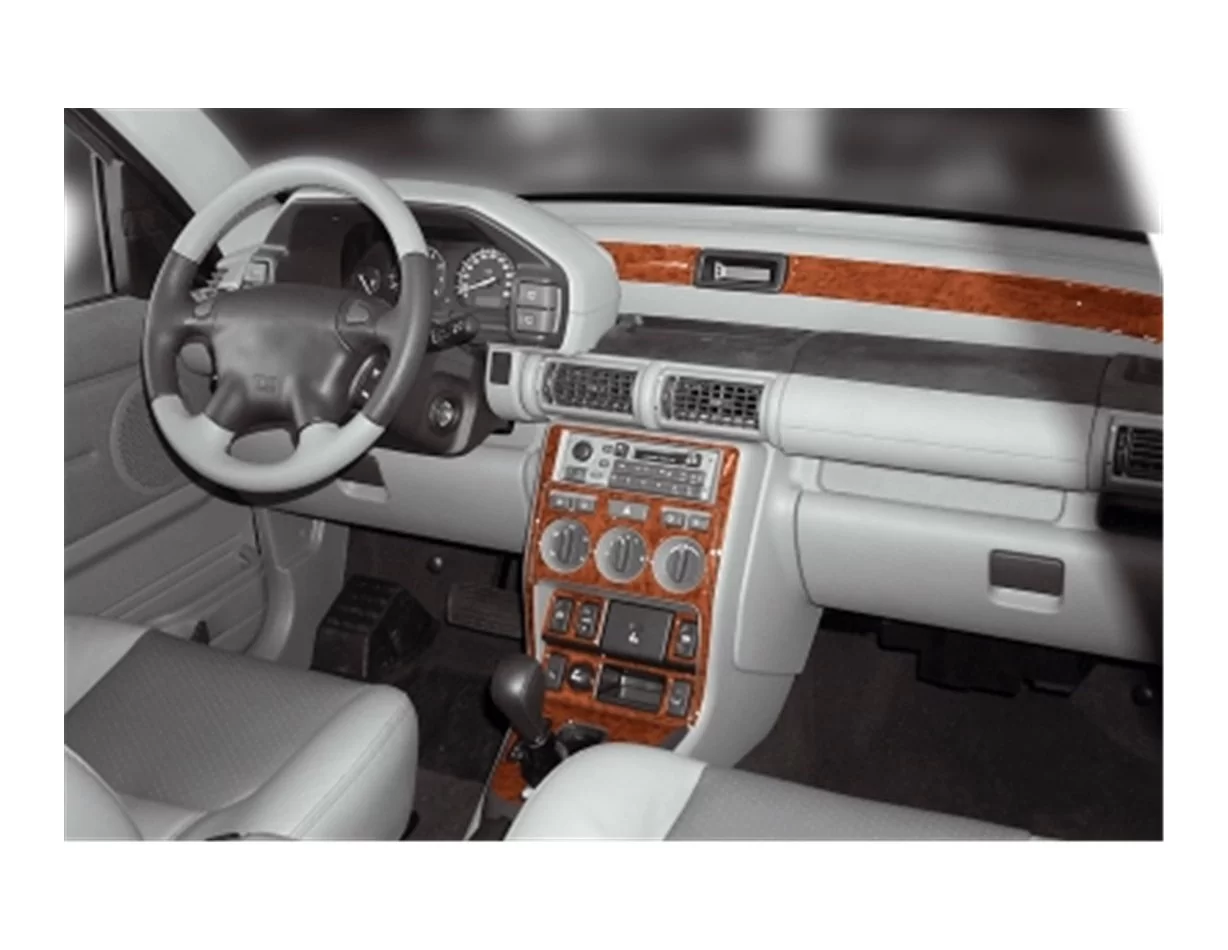 Land Rover Freelander I 08.00-12.03 3D Súprava obloženia palubnej dosky interiéru Dekorácia palubnej dosky 10 dielov - 1