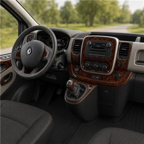 Renault Trafic 2015+ 3D dekor palubnej dosky, 30 dielov