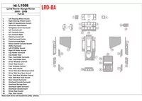 Land Rover Range Rover 2005-2006 Kompletná súprava interiéru BD Dash Trim Kit - 1