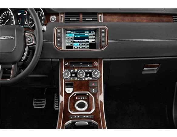Land Rover Range Rover Evoque 2012-2016 Súprava obloženia palubnej dosky interiéru 3D Dekor 30 dielov - 1