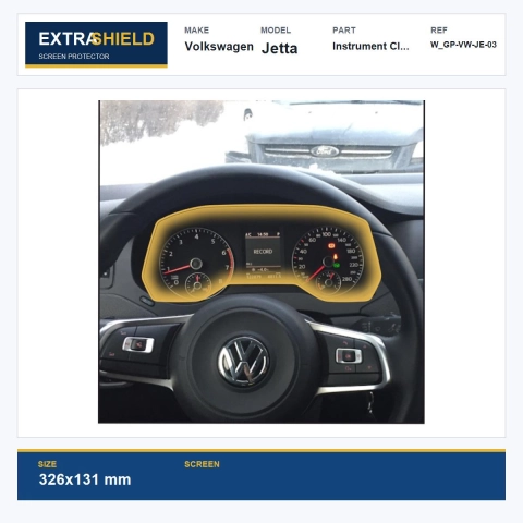 Volkswagen Jetta Instrument Cluster ExtraShield Screen Protector