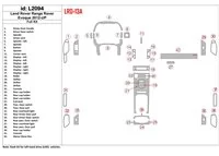 Land Rover Range Rover Evoque 2012-UP Kompletná súprava interiéru BD Dash Trim Kit - 2