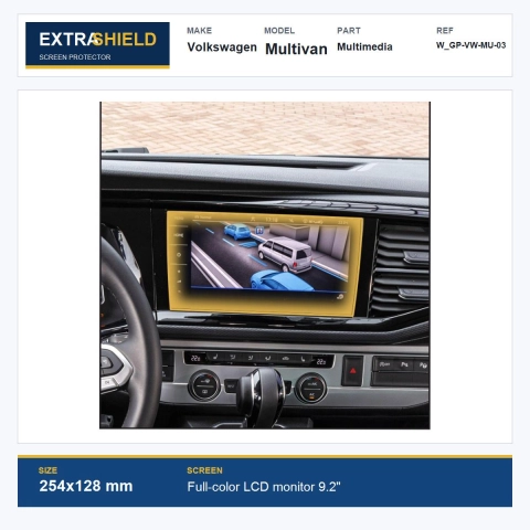 Volkswagen Multivan Multimedia ExtraShield Screen Protector