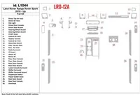 Land Rover Range Rover Sport 2010-UP Kompletná súprava interiéru BD Dash Trim Kit - 1