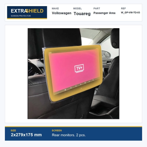 Volkswagen Touareg Passenger Area ExtraShield Screen Protector