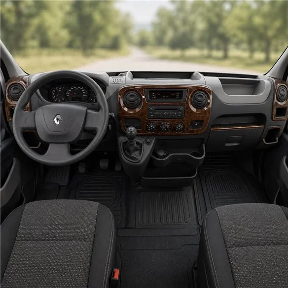 Renault Master-Nissan Interstar 2010+ 3D dekor palubnej dosky, 23 dielov