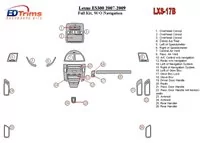 Kompletná súprava Lexus ES 2007-UP, bez súpravy vnútornej výzdoby NAVI BD - 1 Kompletná súprava Lexus ES 2007-UP, bez súpravy vnútornej výzdoby NAVI BD - 1