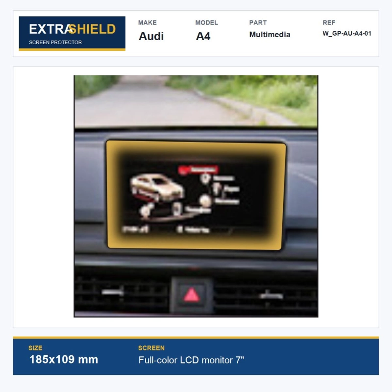 Audi A4 Multimedia ExtraShield Screen Protector