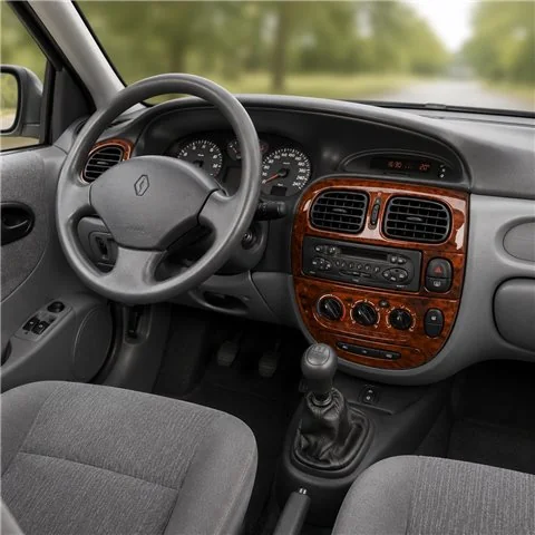 Renault Megane 1999-2003 3D dekor palubnej dosky, 17 dielov