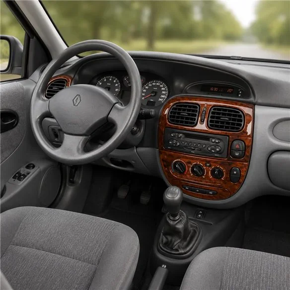 Renault Megane 1999-2003 3D dekor palubnej dosky, 17 dielov
