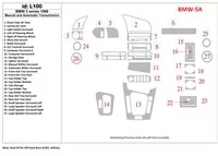BMW 3 1998-1998 Manuálna prevodovka a automatická prevodovka, 27 dielov Súprava interiéru BD Dash Trim Kit - 1 BMW 3 1998-1998 Manuálna prevodovka a automatická prevodovka, 27 dielov Súprava interiéru BD Dash Trim Kit - 1