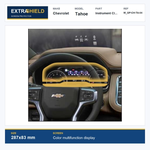 Chevrolet Tahoe Instrument Cluster ExtraShield Screen Protector