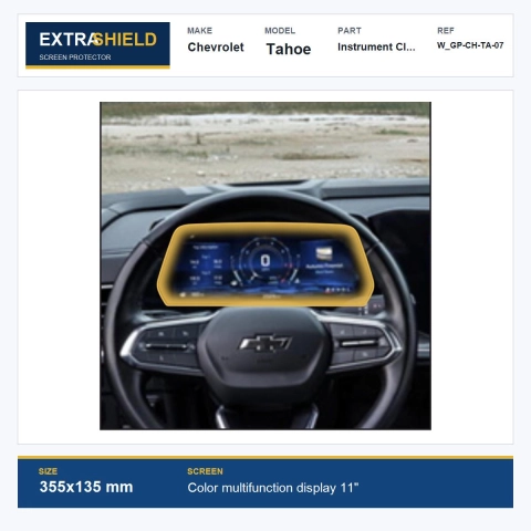 Chevrolet Tahoe Instrument Cluster ExtraShield Screen Protector