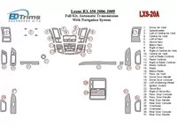 Kompletná sada Lexus RX 350 2006-UP, automatická prevodovka, s navigáciou v interiéri BD Dash Trim Kit - 1