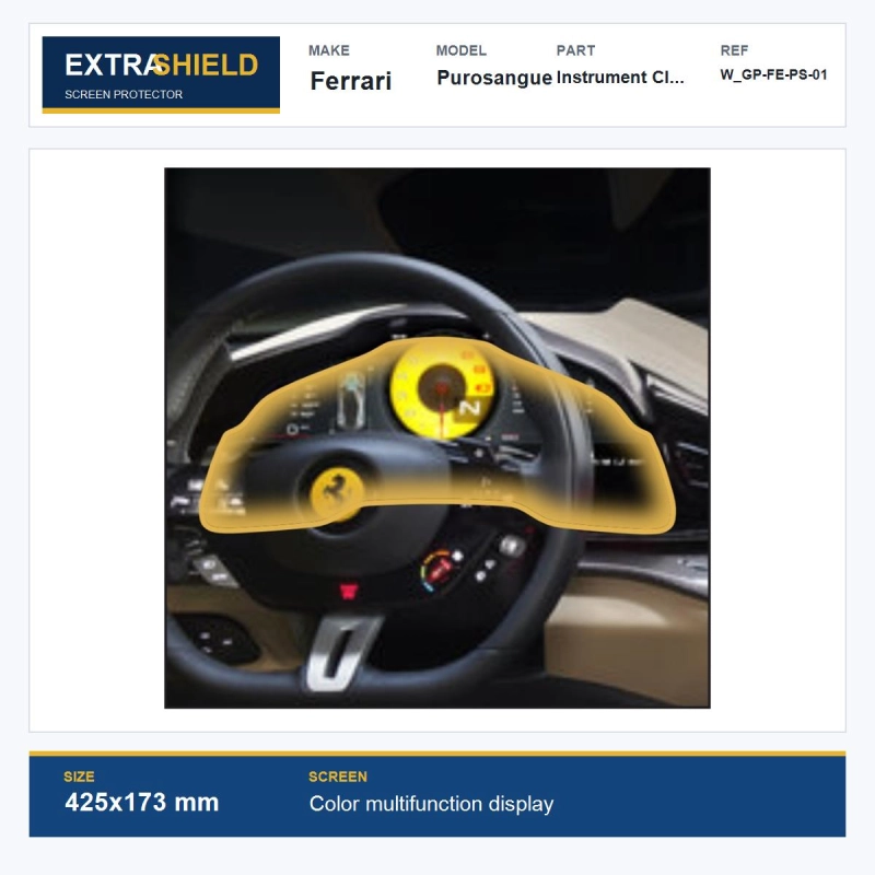 Ferrari Purosangue Instrument Cluster ExtraShield Screen Protector