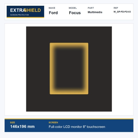 Ford Focus Multimedia ExtraShield Screen Protector