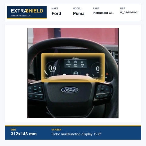 Ford Puma Instrument Cluster ExtraShield Screen Protector