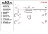 BMW 3 2005-UP 4-dverový sedan, bez systému NAVI Interiér BD Dash Dem Kit - 1 BMW 3 2005-UP 4-dverový sedan, bez systému NAVI Interiér BD Dash Dem Kit - 1