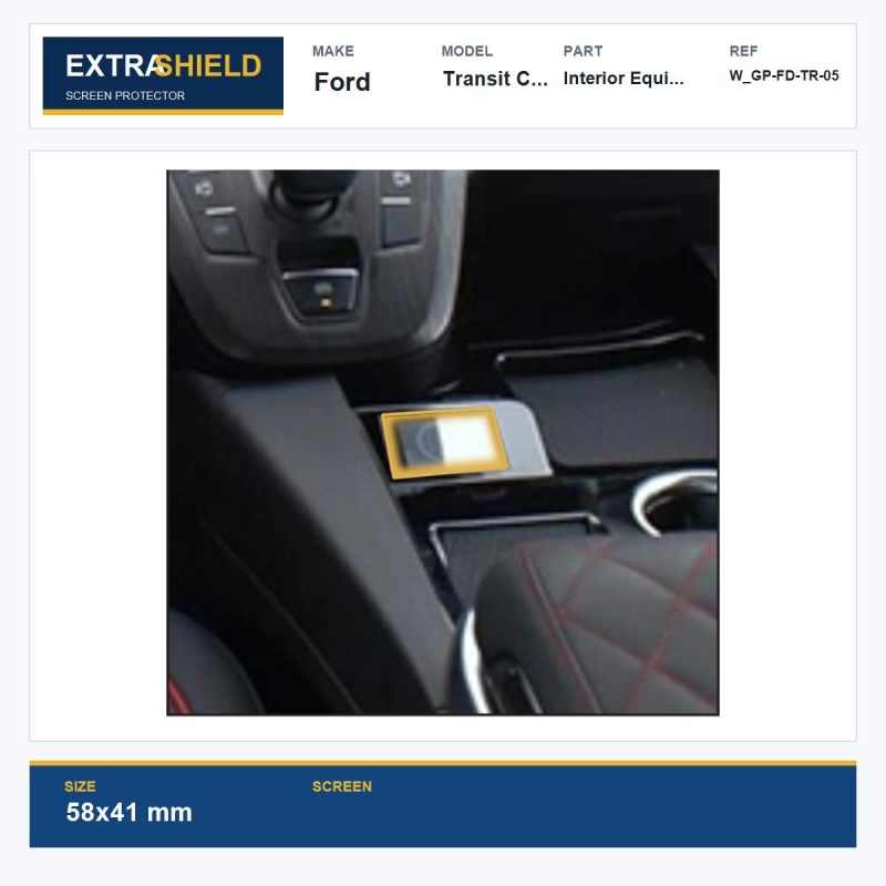 Ford Transit Custom Interior Equipment ExtraShield Screen Protector
