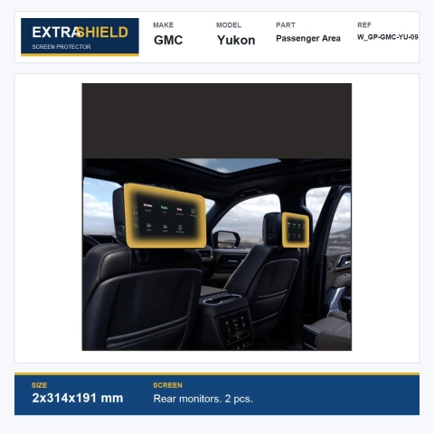GMC Yukon Passenger Area ExtraShield Screen Protector